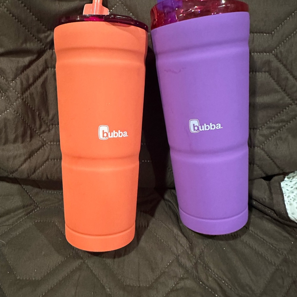 Bubba Orange and Purple Tumblers